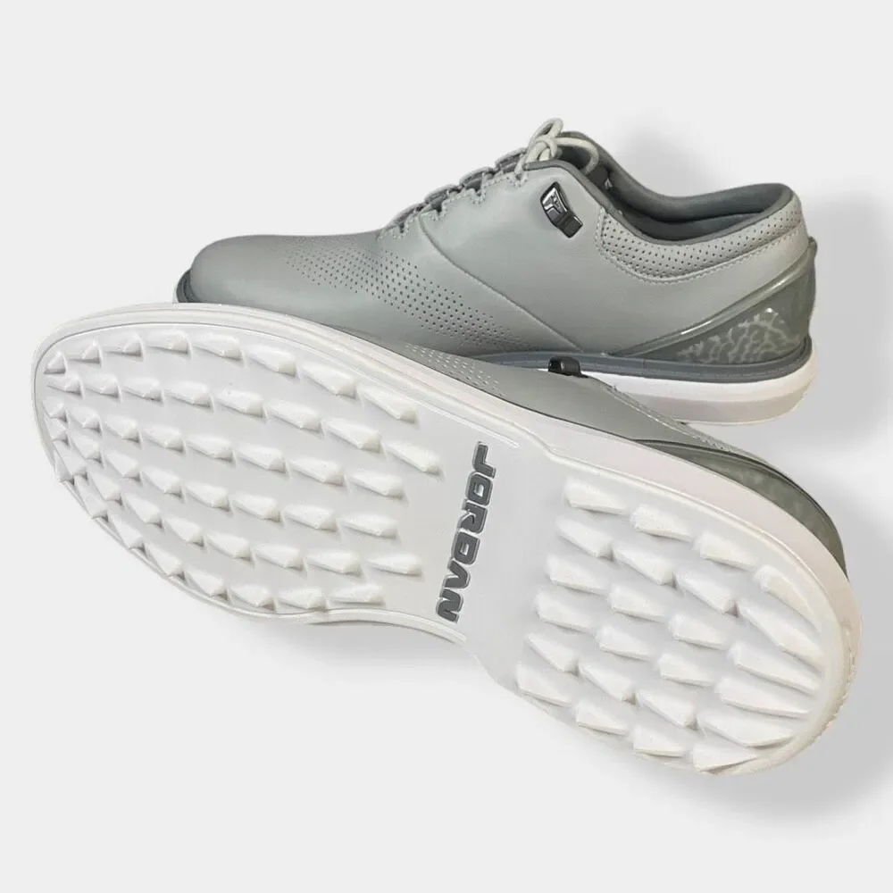 Nike Jordan ADG 4 Wolf Grey White Mens Golf Shoes Cleats DM0103-010 size 8.5